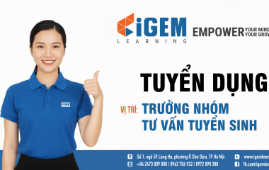 Tuyển dụng vị trí Trưởng nhóm Tư vấn tuyển sinh